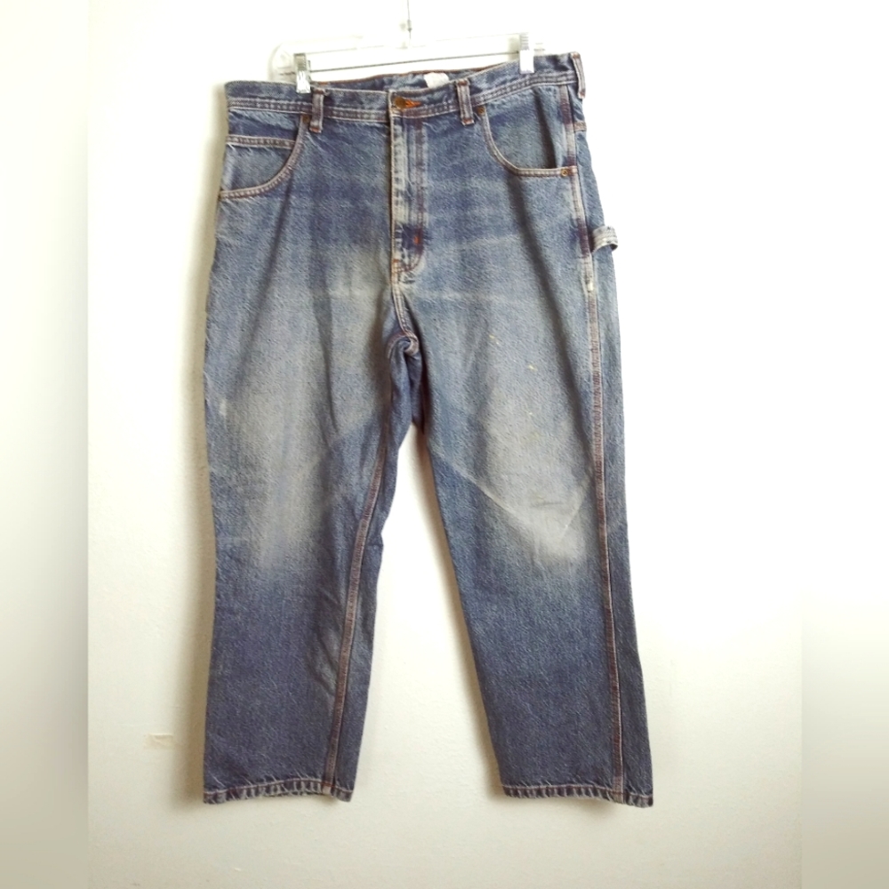Key Work Wear Men's Straight Carpenter Jeans Pant Size W 38 X L 28 Medium
